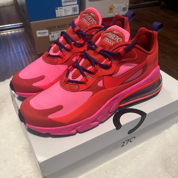 air max 270 react red and pink